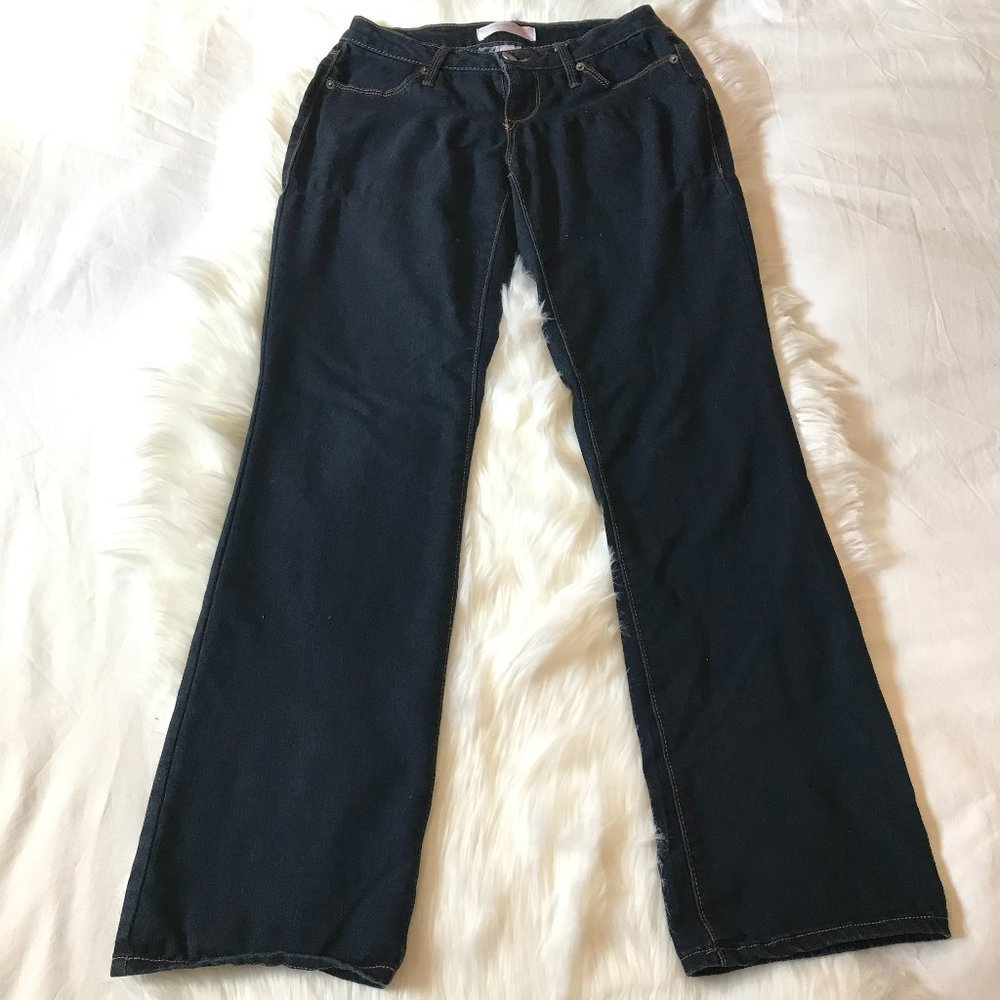 3x$25 No Boundaries Bootcut Dark Wash Jeans, Sz 7